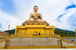 Big golden buddha in Bhutan.