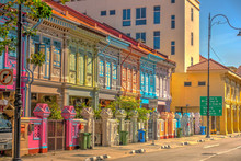 Historical Buildings In Joo Chiat Road, Singapore