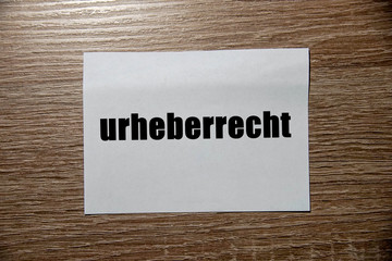 Urheberrecht, Deutsch, Reform, Filter, Papier, Holz