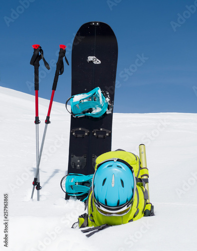 snow trekking equipment