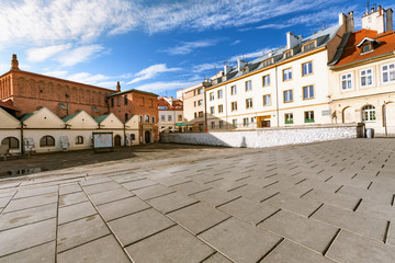 Wall Mural - Krakow. The market of the old Jewish Kazimierz quater