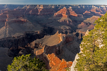 Scenic view of The Grand Canyon National Park.