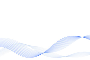 Abstract color wave vector.Beautiful curve or smoke design background vector.
