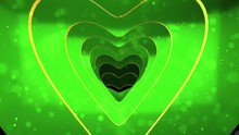 Green Heart To Love Tunnel For Loop