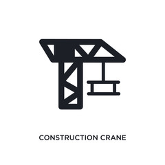 Wall Mural - construction crane isolated icon. simple element illustration from general-1 concept icons. construction crane editable logo sign symbol design on white background. can be use for web and mobile