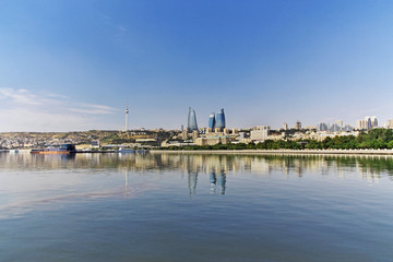 Wall Mural - Baku, Azerbaijan, Caspian Sea, Caucasus