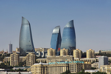 Wall Mural - Baku, Azerbaijan, Caspian Sea, Caucasus