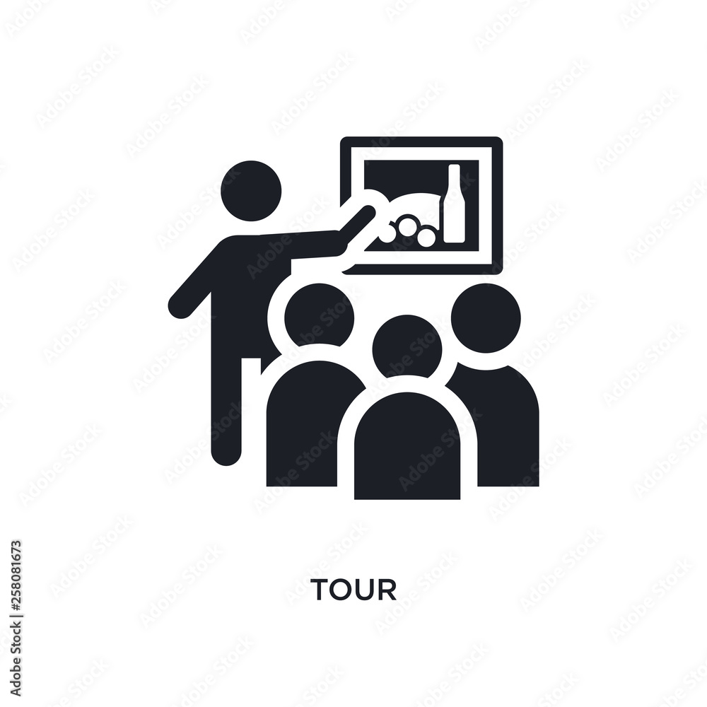 Web Tour Icon tour isolated icon. simple element illustration from museum concept ...