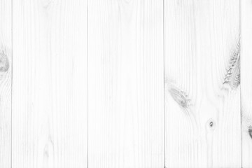  White wood surface for backgrounds,  Top view.