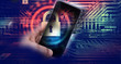 © EUDPic - Protecting information in mobile devices. Hacking mobile devices by hackers. Data protection in the cloud.
