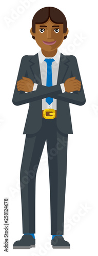 A handsome Asian business m...
