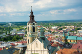 Fototapeta Miasto - Panorama miasta Przemyśl Polska