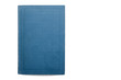 © Ilya_R - One blue beautiful closed book on white isolate background. beautiful blue book cover view from the top