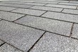 Closeup of asphalt roofing shingles horizontal background texture