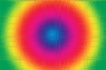 Radial rainbow burst gradient background graphic illustration design