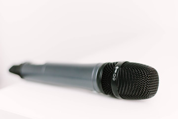  microphone on white background