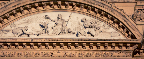 Wall Mural - Religious facade building Naples