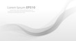 abstract white grey line curve wave background, vector eps10
