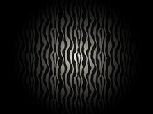 Carbon Metal Pattern Zebra Shadow Vector Illustration