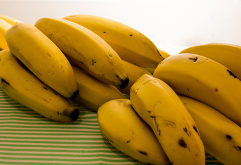 Banana Brazilian yellow silver sweet healthy fruit