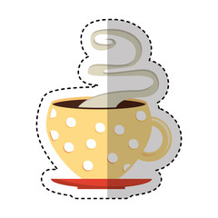 Poster - coffee cup drink isolated icon