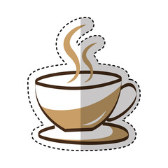 Sticker - coffee cup drink isolated icon