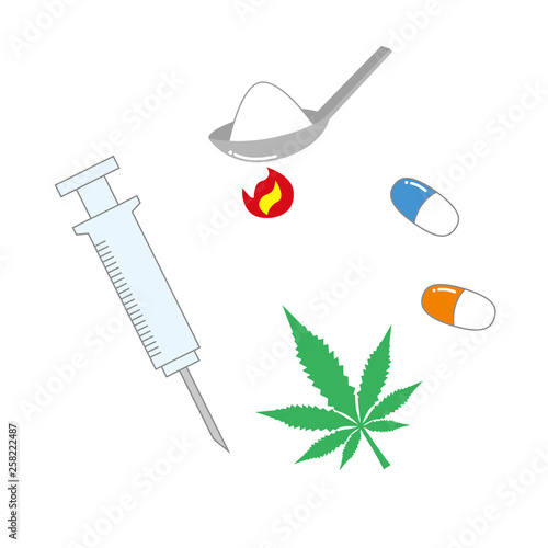 違法薬物 ドラッグ 覚醒剤 大麻 コカイン Stock Vector Adobe Stock 違法薬物 ドラッグ 覚醒剤 大麻 コカイン Stock Vector Adobe Stock