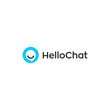 © bagus - hello chat app logo design