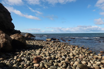 Rocks on beach