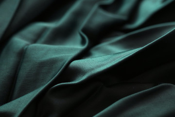 Cloth elegant blue silk fabric background