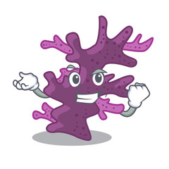 Sticker - Successful purple coral reef isolated with character