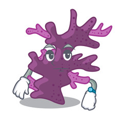 Sticker - Waiting purple coral reef the shape mascot