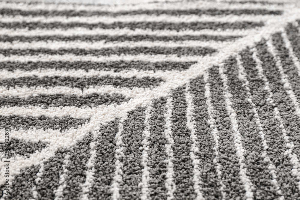 Texture of soft carpet, closeup