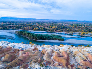 Wall Mural - Burqin Yadan landform China also known as Colorful Beach Irtysh River Burqin County Altay Prefecture Xinjiang China