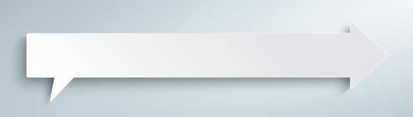 Wall Mural - speech bubble arrow header