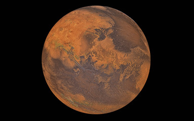 Wall Mural - mars planet, elements of this image furnished by nasa
