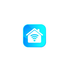 Poster - Smart house control icon for app, vector