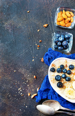 Poster - oat flakes with berries