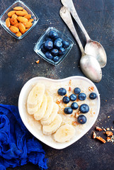 Poster - oat flakes with berries