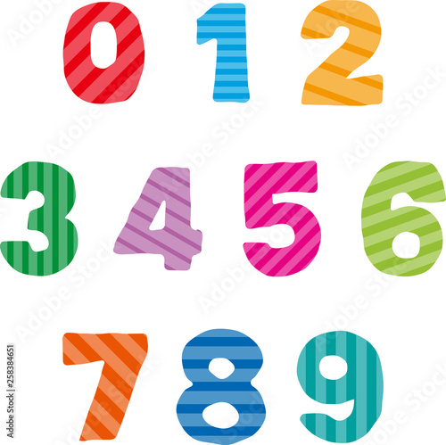 かわいい数字フォント Buy This Stock Vector And Explore Similar