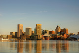 Fototapeta Miasta - Baltimore City Skyline