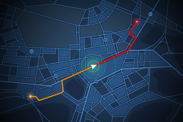 navigation map screen