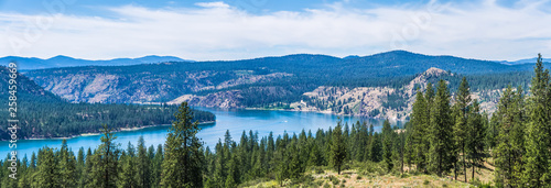 Fotografía columbia river scenes on a beautiful sunny day