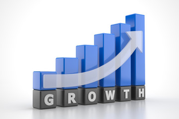 Growth graph bars