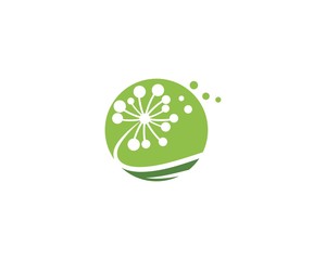 Wall Mural - Dandelion flower logo