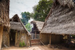 An ayahuasca ceremony house in the Peruvian Amazon