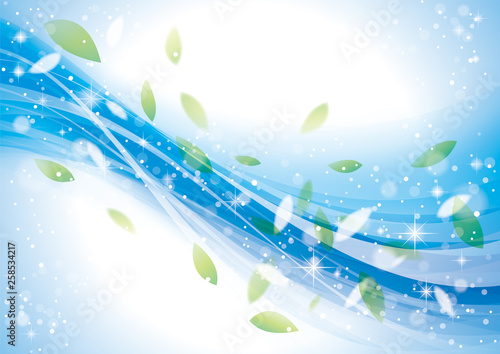 葉 風 夏 背景 青 Stock Vector Adobe Stock 葉 風 夏 背景 青 Stock Vector Adobe Stock