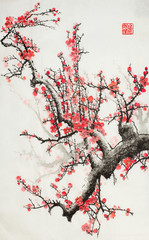  plum blossom branch