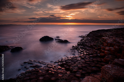 Beautiful Sunset Picture About Sea Horizon And Unique