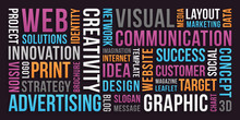 Communication And Marketing - Word Cloud